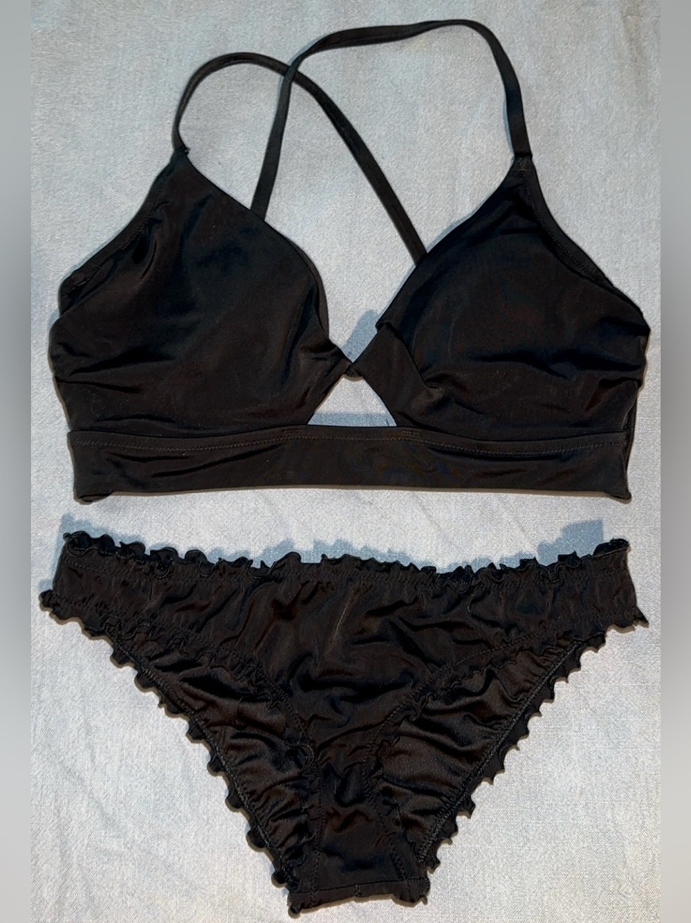 Shade & Shore Black Bikini Set
